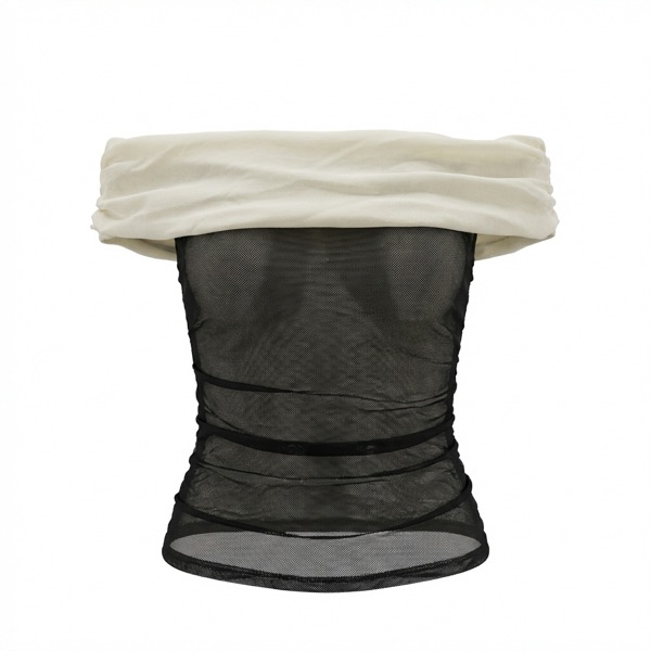 Patchwork Vest in Black