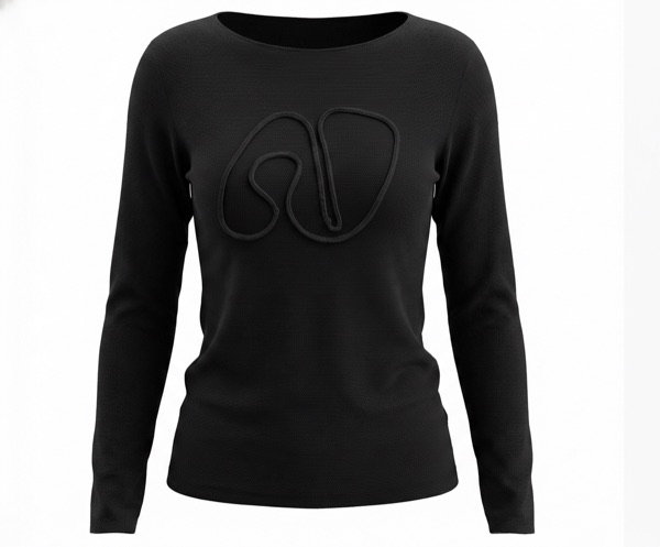 Embroidered Sweater in Black